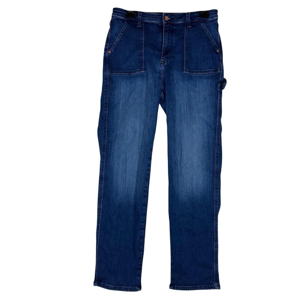 Guess Jeans Mens‎ 28x29 Blue Medium Wash Straight Denim Carpenter Workwear